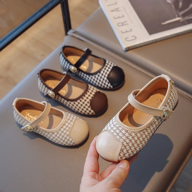 2023. gada jaunas vienkāršas meitenes, Mērija Džeinsa ballīšu kāzu šoviem PU mīkstās princeses apavi bērniem, daudzpusīgi bērnu modes kurpes kurpes