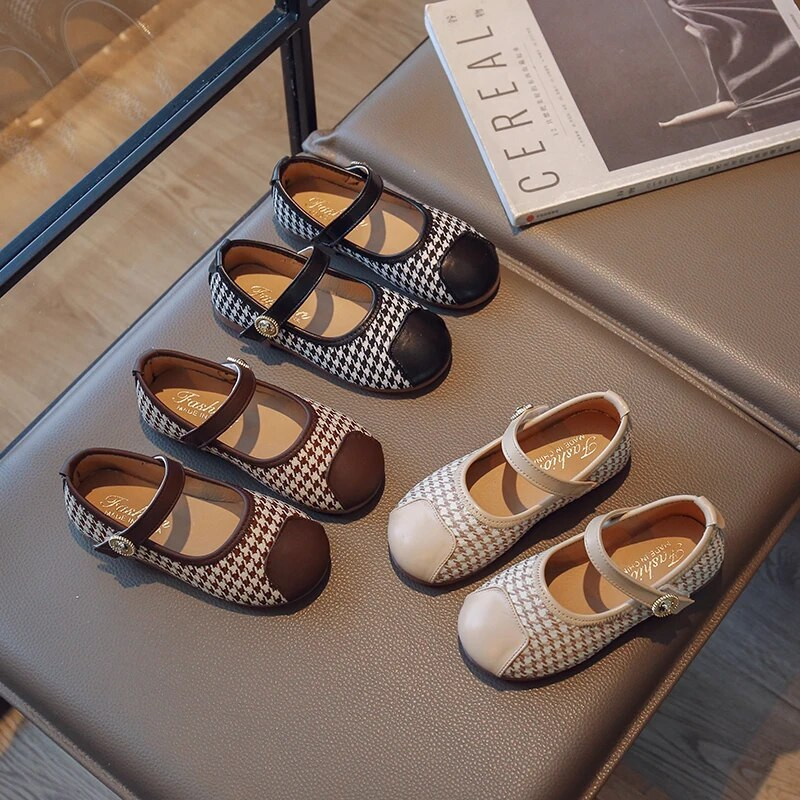 2023. gada jaunas vienkāršas meitenes, Mērija Džeinsa ballīšu kāzu šoviem PU mīkstās princeses apavi bērniem, daudzpusīgi bērnu modes kurpes kurpes