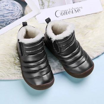 YISHEN Детски ботуши за сняг Зимни топли водоустойчиви памучни обувки за момчета Момичета Обувки за ходене Детски обувки Botas De Nieve Infantiles