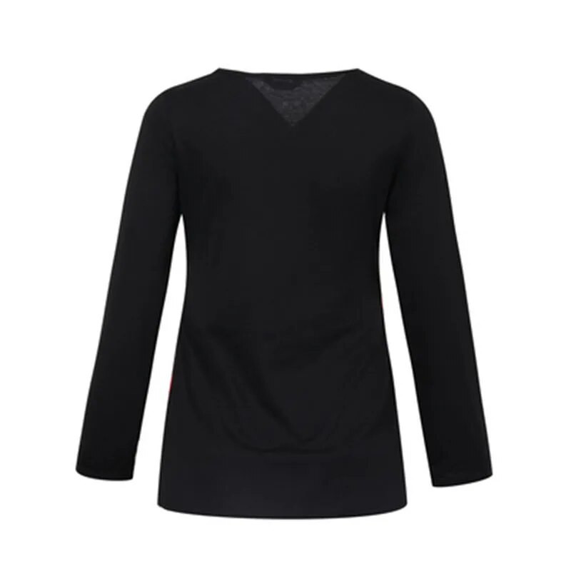 2Xl kismama ruhák póló Nagy méretű, hosszú ujjú, kerek nyakú karácsonyi témájú szarvas felsőruházat terhes nőknek, alkalmi felső