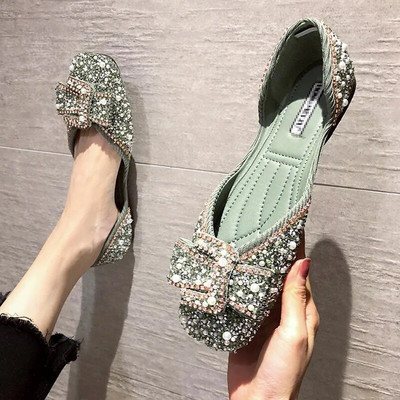 2023. aasta kevadsuvi Pakkumisel on uus mood, pandlaga, lamedad herned kingad Mugavad disainerikingad Naiste kingad