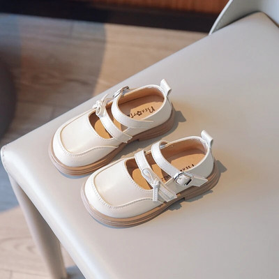 Laste mood Tüdrukute madalad jalavarjud 2023 Uued lihtsad libisemiskindlad printsessikingad Drop Shipping vabaaja lastejalatsid Mustad koolikingad