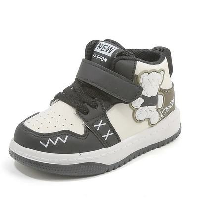 Bērnu sporta apavi zēniem Ikdienas kedas Pavasaris Rudens Jaunas Augstas, Neslīdošas meiteņu galda apavi Bērnu apavi ar mīkstu zoli