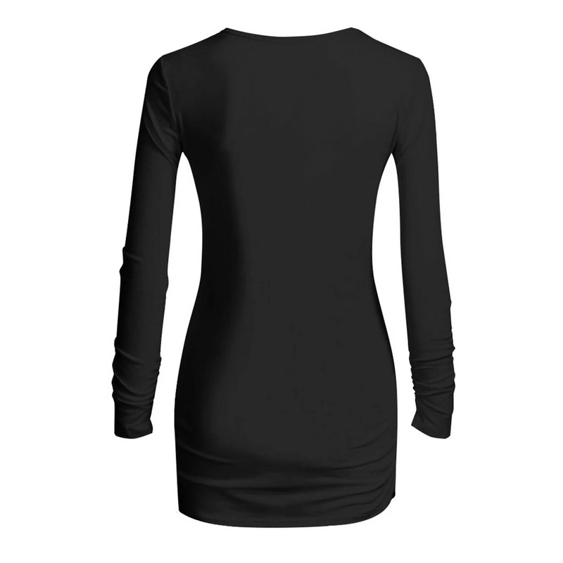 Felső terhes nőknek karácsonyi nyomtatott hosszú ujjú kismama felső Bő póló Divat Újév Karácsonyi Terhes ruhák