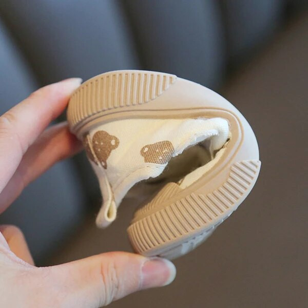 Novo proljeće 2023. Cipele za djevojčice Dječje jesenske platnene cipele Dječje ležerne tenisice Korejski crtić u stilu medvjeda Dječji prvi hodači