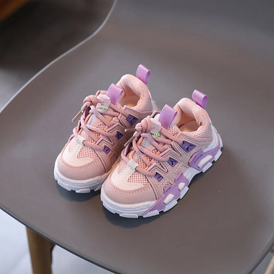 Bērnu sporta apavi zīdaiņu mīksto zoli mazuļu apavi rudens meitenēm, mazuļu elpojoši tīkliņi kedas Modes bērnu apavi zēniem 2023