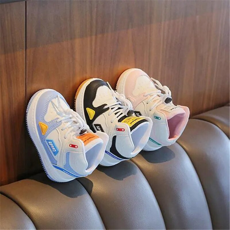 Modne šljokice Dječje cipele Kožne tenisice za djevojčice Proljeće 2022. Nova ležerna dječja obuća za malu djecu Dječaci Tenisice Mekani potplat