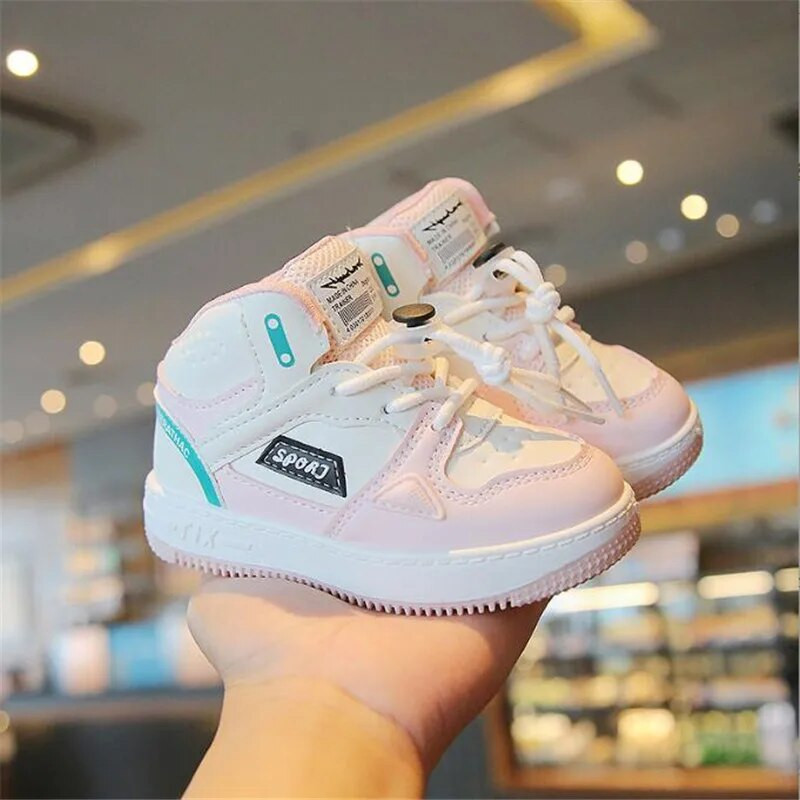 Modne šljokice Dječje cipele Kožne tenisice za djevojčice Proljeće 2022. Nova ležerna dječja obuća za malu djecu Dječaci Tenisice Mekani potplat