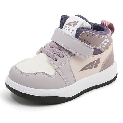 Kruleepo Visoke sportske tenisice za djecu, dječake, djevojčice, bebe, dječje pu kožne neklizajuće cipele za slobodno vrijeme, tenis na otvorenom, trčanje Schuhe