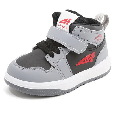 Kruleepo Visoke sportske tenisice za djecu, dječake, djevojčice, bebe, dječje pu kožne neklizajuće cipele za slobodno vrijeme, tenis na otvorenom, trčanje Schuhe