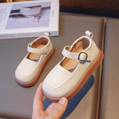 Dječje cipele 2023. Jednostavne neukrasne ležerne cipele za djevojčice Cipele za malu djecu Proljetne nove mekane prozračne jednostavne neklizajuće ravne cipele PU