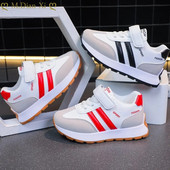 Dječje tenisice Dječje ležerne cipele Sportske antilop udobne tri boje Četiri godišnja doba Tenisice za trčanje Dječaci Djevojčice