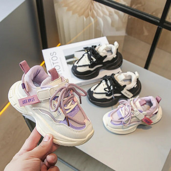 Детски спортни обувки Стилни обувки за момиче Леки дишащи красиви детски обувки за момче Ежедневни маратонки за момче Детски Tenis De Mujer