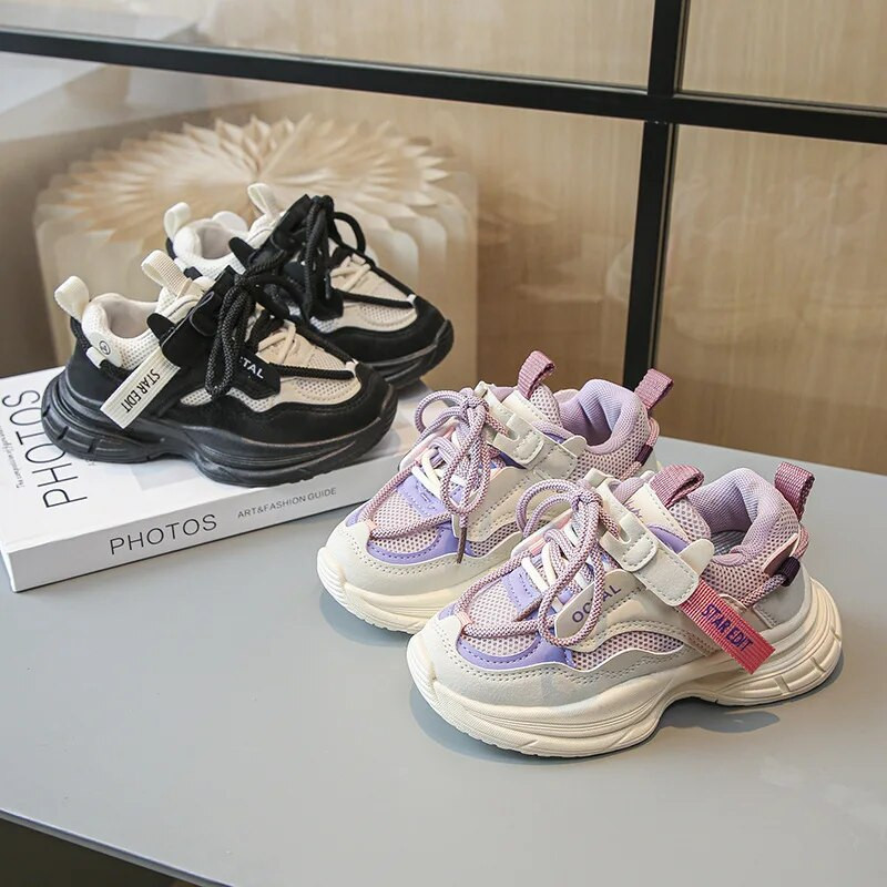 Bērnu sporta apavi Stilīgi meiteņu apavi, viegli, elpojoši, skaisti bērnu apavi zēniem, ikdienas kedas zēniem Tenis De Mujer