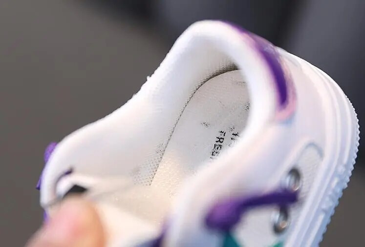 Dječja dječja ležerna sportska obuća i lagane, udobne tenisice s jednim šljokicama, jesenska neklizajuća dječja cipela za djevojčice