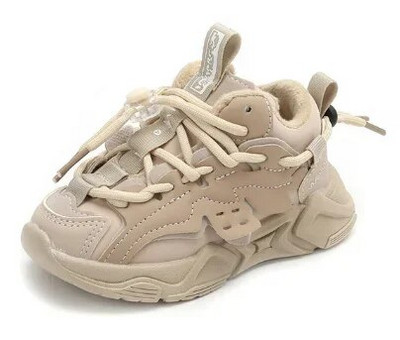 Modne plišane dječje debele tenisice za 2024. Vodootporne sportske cipele za dječake Udobne tenisice za trčanje Neklizajuća dječja obuća za djevojčice