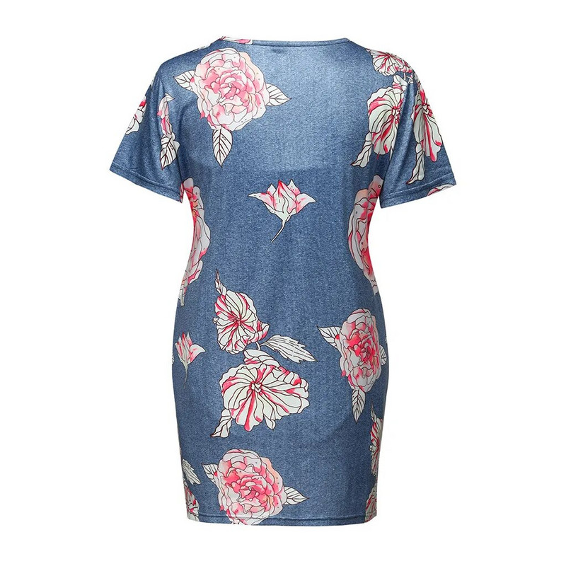 Grūtnieču drēbes blūze T-krekls medmāsa Ruffles Floral Īsām piedurknēm barošanas topi zīdīšanas apģērbs grūtniecēm ZF