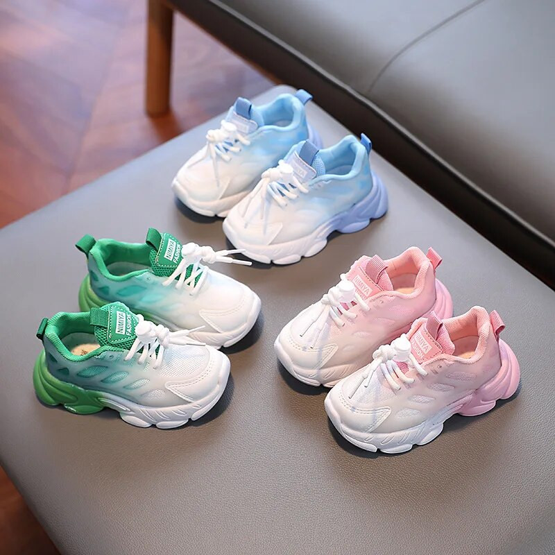 Dječja sportska obuća Dječje tenisice Mala djeca Dječaci Djevojčice Ležerna obuća Zračna mrežica Prozračne modne školske tenisice za trčanje Nove meke