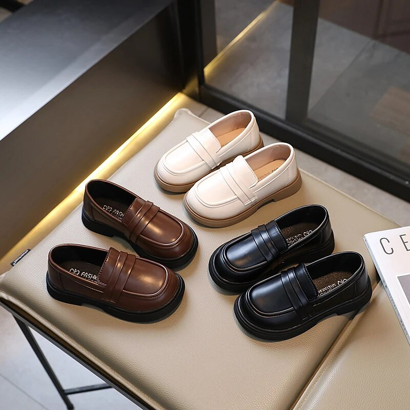 Proljeće 2023. Nove mokasinke za djevojčice Slatke dječje modne kožne cipele za dječake s okruglim vrhovima za dječake, dječje školske cipele, otkupna isporuka