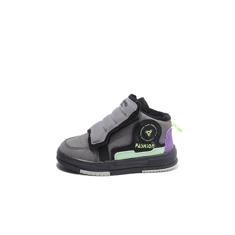 Poiste kingad vabaaja tossud poistele, laste kingad tüdrukule Pehmest nahast pöörleva nupuga talveplüüs tüdrukule Ботинки Для Девочки Zapatos