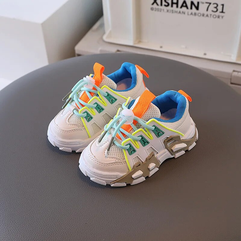 Zapatillas Dječje tenisice Dječaci Djevojčice Meki potplat Sportska obuća za trčanje Modna mrežasta prozračna dječja obuća Studentske tenisice na vezanje