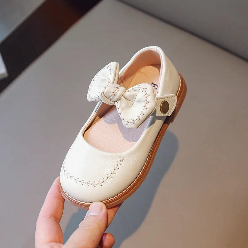 Kožne cipele za djevojčice s leptir-mašnom Princess Slatka moda Dječje cipele Klasične 2023. Proljeće Nove Dječje ležerne cipele za zabavu