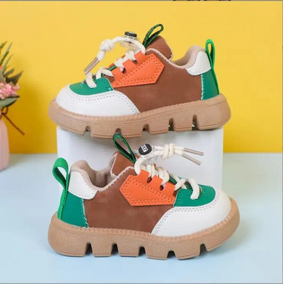 Dječje pu prozračne tenisice 2023. proljeće jesen nove bebe meke cipele za slobodno vrijeme školske sportske tenisice za dječake djevojčice 21-30