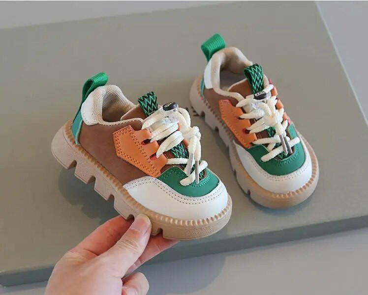 Dječje pu prozračne tenisice 2023. proljeće jesen nove bebe meke cipele za slobodno vrijeme školske sportske tenisice za dječake djevojčice 21-30