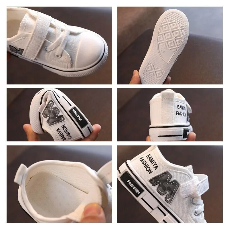 Kruleepo Dječje jednobojne cipele od platnene tkanine Bebe Djevojčice Djeca Dječaci Ulična obuća za slobodno vrijeme na otvorenom Sport Tenis Teretana Igre Schuhe