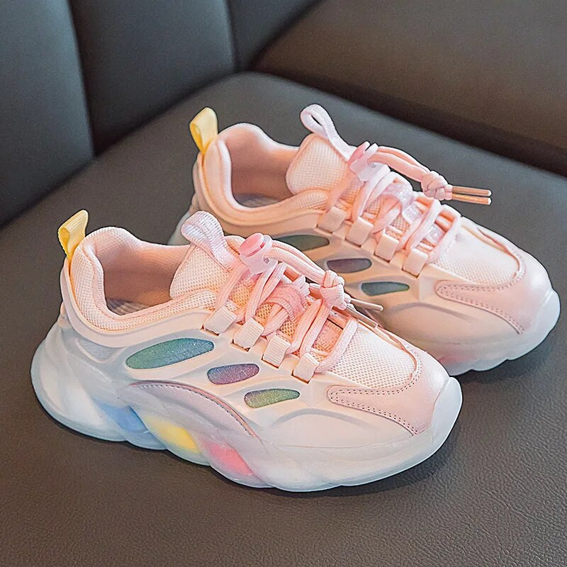 Nova modna dječja sportska obuća Air Mesh Prozračna Dječja ležerna tenisica za trčanje Dječja meka obuća za dječake Cipele za djevojčice