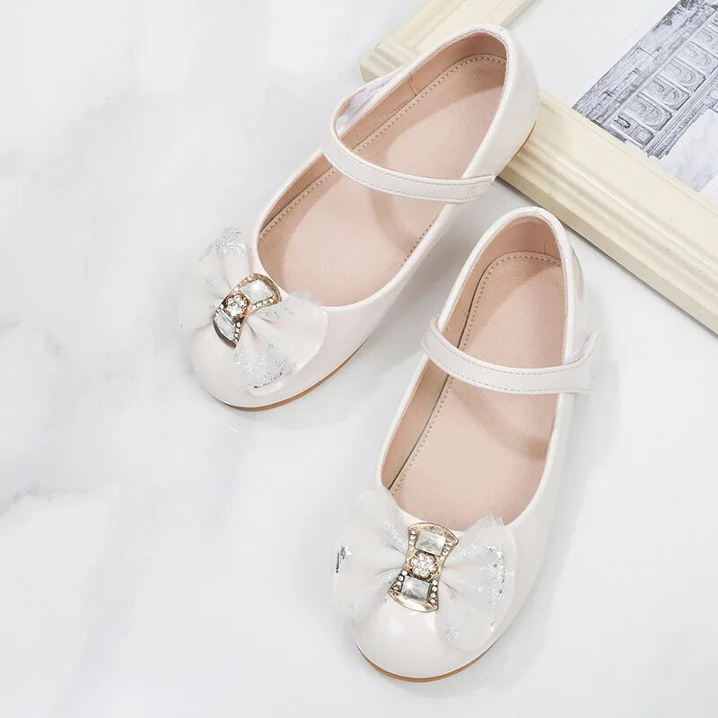 Nove dječje cipele za djevojčice Mary Janes princeze Bijele, mekane, proljetne, jesenske mokasinke, dječje tenisice za vjenčanje