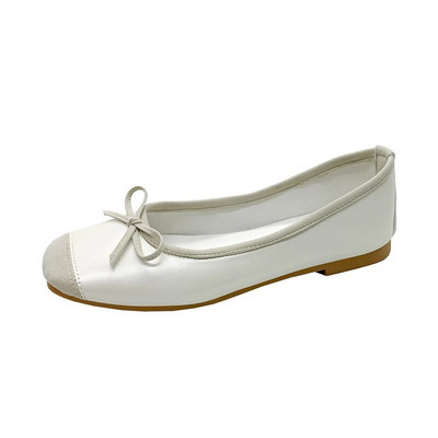 Nove ženske balerinke Patchwork cipele s mekim potplatom Ženske cipele udobne crne mokasine Proljeće Jesen 1444N