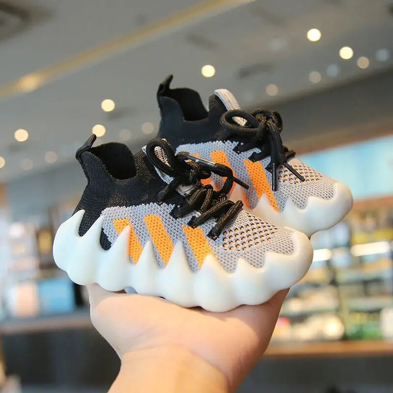 Nauji vienetiniai tinkliniai sportiniai batai, moteriški vyriški sportbačiai, vaikiški bėgimo bateliai vaikams, kvėpuojantys drobiniai batai kūdikių batai
