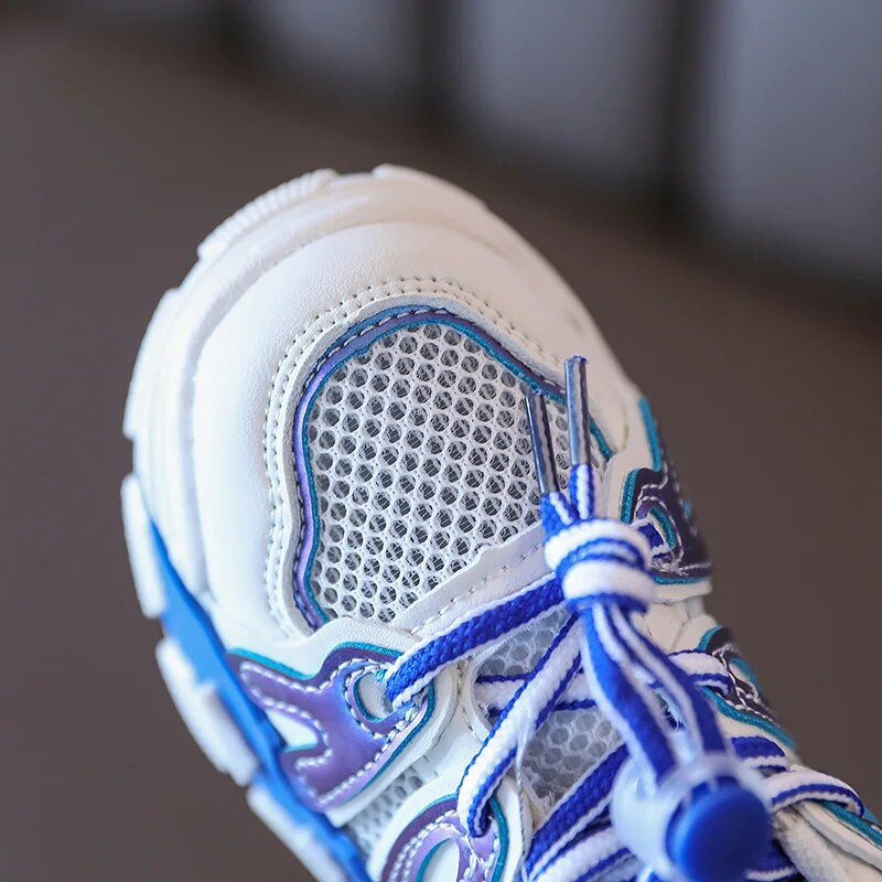 Elpojošas tenisa bērnu kedas Viegli sporta apavi meitenēm zēniem, bērnu apavi skriešanai, pastaigai, ikdienišķam neslīdošam āra