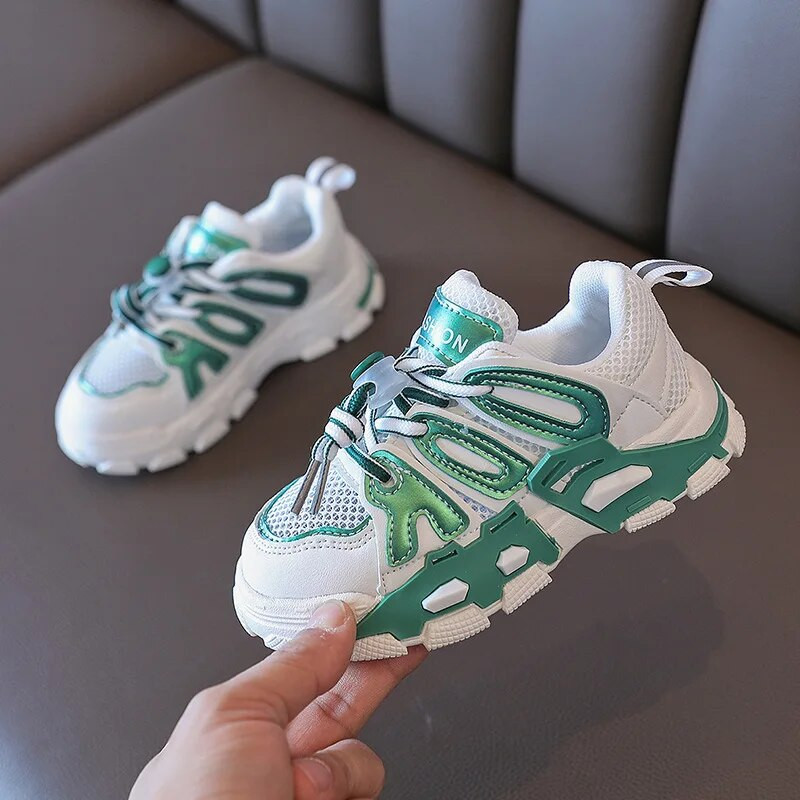 Elpojošas tenisa bērnu kedas Viegli sporta apavi meitenēm zēniem, bērnu apavi skriešanai, pastaigai, ikdienišķam neslīdošam āra