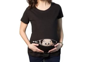 Μόδα μπλουζάκια εγκυμοσύνης Αστεία χαριτωμένα μωρουδιακά μπλουζάκια με εκτύπωση 3D Ρούχα S-3XL