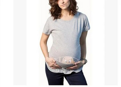 Modne majice za trudnice Smiješne i slatke dječje majice s 3D ispisom Odjeća velikih veličina S-3XL