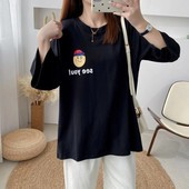 Majice za trudnice Majica za trudnice kratkih rukava Pamuk sa slatkim printom Odjeća za dojenje za žene Ljeto 8383