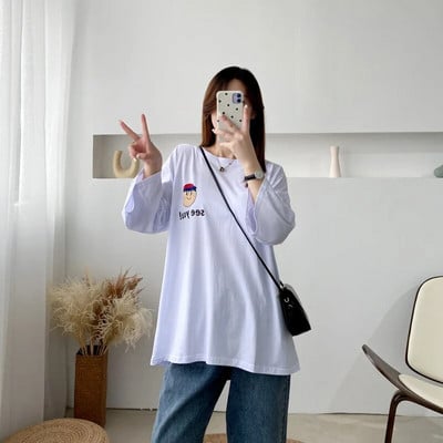 Majice za trudnice Majica za trudnice kratkih rukava Pamuk sa slatkim printom Odjeća za dojenje za žene Ljeto 8383