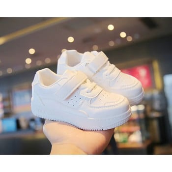 Νέα παιδικά καθημερινά παπούτσια Mesh Sneakers για αγόρια Αθλητικά αναπνεύσιμα αθλητικά παπούτσια τένις Βρεφικά κορίτσια για την άνοιξη μόδα Κέλυφος Λευκά παπούτσια για τρέξιμο