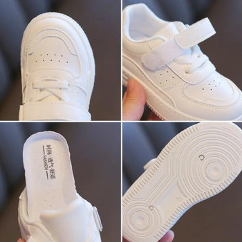 Νέα παιδικά καθημερινά παπούτσια Mesh Sneakers για αγόρια Αθλητικά αναπνεύσιμα αθλητικά παπούτσια τένις Βρεφικά κορίτσια για την άνοιξη μόδα Κέλυφος Λευκά παπούτσια για τρέξιμο