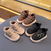 Vaikiški laisvalaikio batai rudeniui žiemai šilti medvilniniai batai mada Neslystantys vaikiški sportiniai bateliai berniukams mergaitėms batai kūdikiams kūdikiams