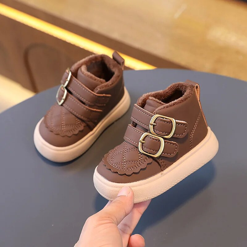 Vaikiški laisvalaikio batai rudeniui žiemai šilti medvilniniai batai mada Neslystantys vaikiški sportiniai bateliai berniukams mergaitėms batai kūdikiams kūdikiams