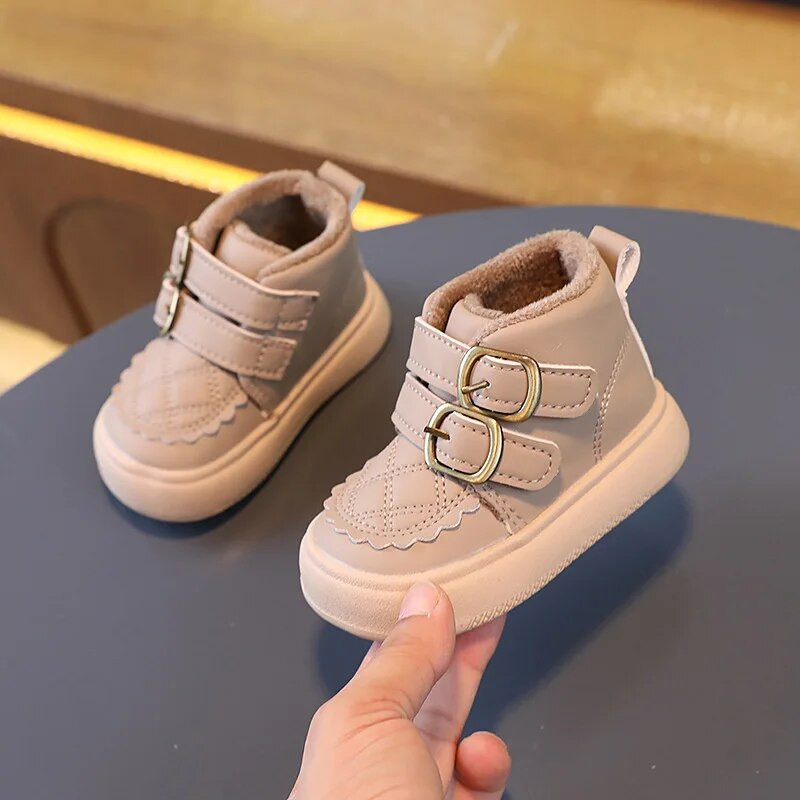 Vaikiški laisvalaikio batai rudeniui žiemai šilti medvilniniai batai mada Neslystantys vaikiški sportiniai bateliai berniukams mergaitėms batai kūdikiams kūdikiams