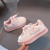 Gyerek Gyerek PU bőr alkalmi cipők 3-12 éves korig fiúk lányok minden évszakban Aire hálós, légáteresztő gumitalpú cipők