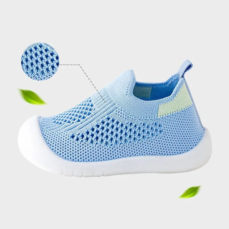 Gyerekcipők Hétköznapi Lélegző Cukorka Színek Csecsemők Lányok Fiúk Hálós Cipők Puha Alsó Kényelmes Csúszásmentes