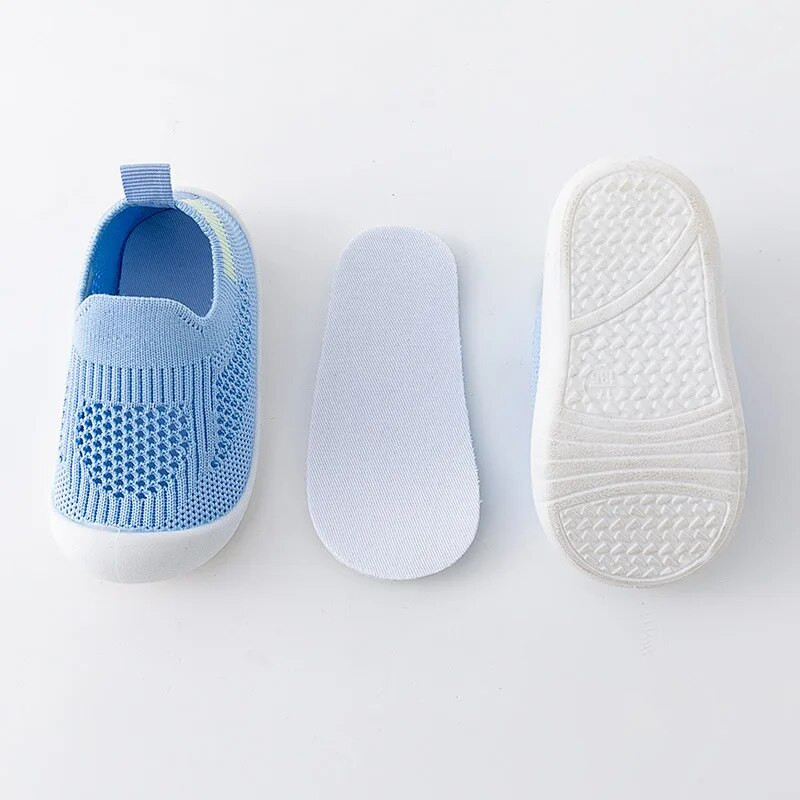 Gyerekcipők Hétköznapi Lélegző Cukorka Színek Csecsemők Lányok Fiúk Hálós Cipők Puha Alsó Kényelmes Csúszásmentes