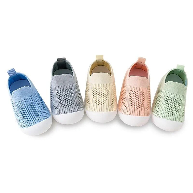 Gyerekcipők Hétköznapi Lélegző Cukorka Színek Csecsemők Lányok Fiúk Hálós Cipők Puha Alsó Kényelmes Csúszásmentes