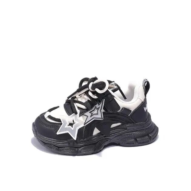 2023. g. bērnu ikdienas apavi Bērnu tenisa apavi zēniem meitenēm, sporta apavi ar mīkstu apakšu skriešanas sporta apavi Neslīdoši mazuļu apavi staigāšanai