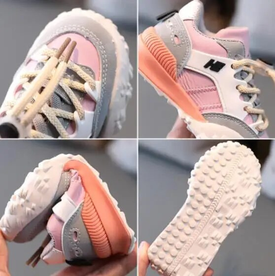 2022 Tenisice za dječake 3 boje Udobne prozračne cipele za djevojčice za djecu Sportske dječje tenisice za trčanje Modne cipele za malu djecu